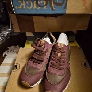 OTBT Burgundy and Brown Women's Sneakers